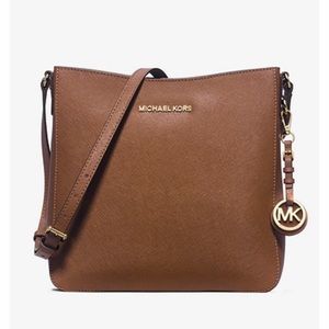 Michael Kors Jet Set Leather Messenger Bag